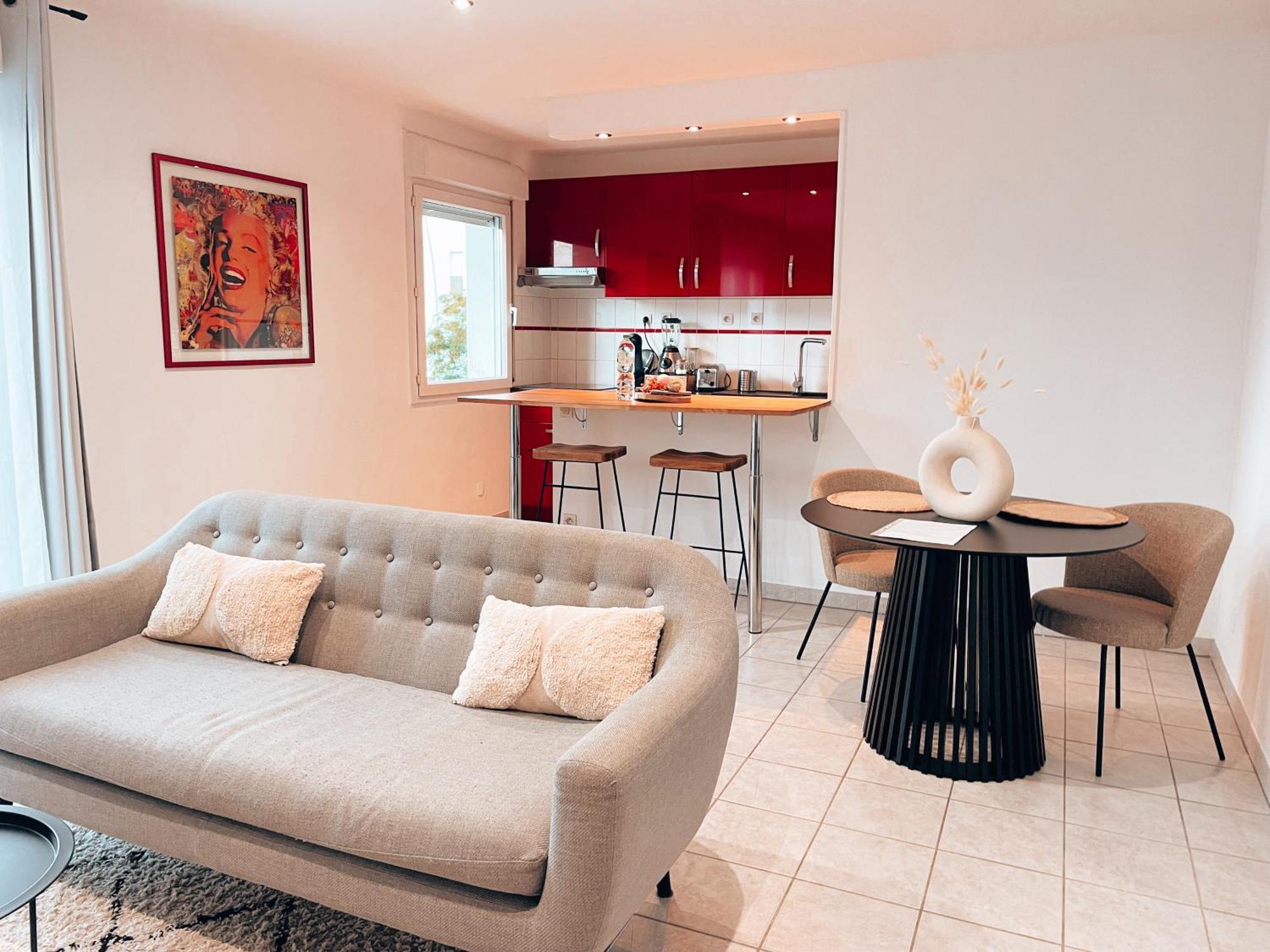 Elegant T2 Blagnac - Parking -Aeroport-Airbus- Meett Appartement Buitenkant foto
